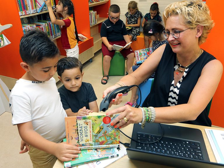 De bibliotheek op school